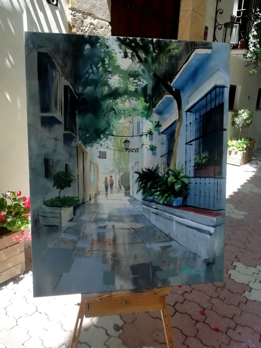 PaezdePruna's tweet photo. Calle de los caballeros, Casco Antiguo de Marbella. Visita nuestra Galeria de Arte #paezdepruna #marbella #galeriadeautor #authorgallery #watercolor #malaga
#watercolour
#acuarela
#aquarelle
#painting
#art
#artist
#dibujo
#decor #paintingoftheday #artwork #artist #arte https://t.co/QX7haWXSnG