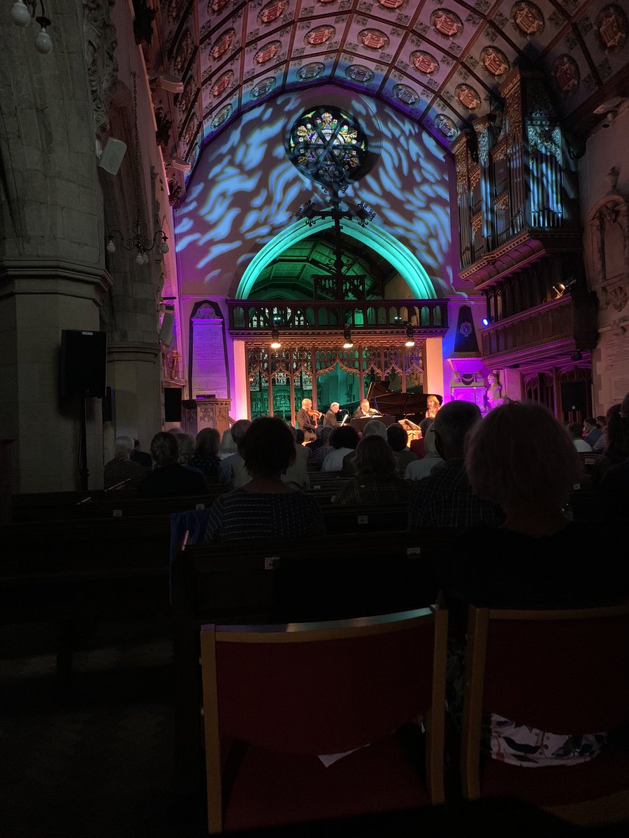 LeeHStoddart's tweet photo. Last night I had the pleasure of lighting Emma Johnson and friends at St Mary’s Church for @PetworthFest. The clarity of her clarinet playing was unbelievable https://t.co/Rk3145ST5H
