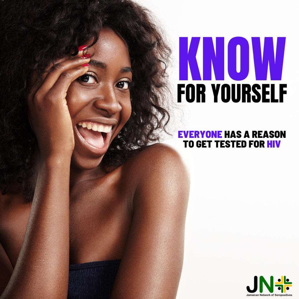 myjnplus's tweet photo. You deserve to know your HIV status. Positive or negative, knowing your HIV status gives you the power to act with confidence and care for yourself and your community. TEST for HIV and other STI's and know your status today!

#KnowYuhStatus
#GetTested
#KnowYourWorth https://t.co/3vaVzrMwic