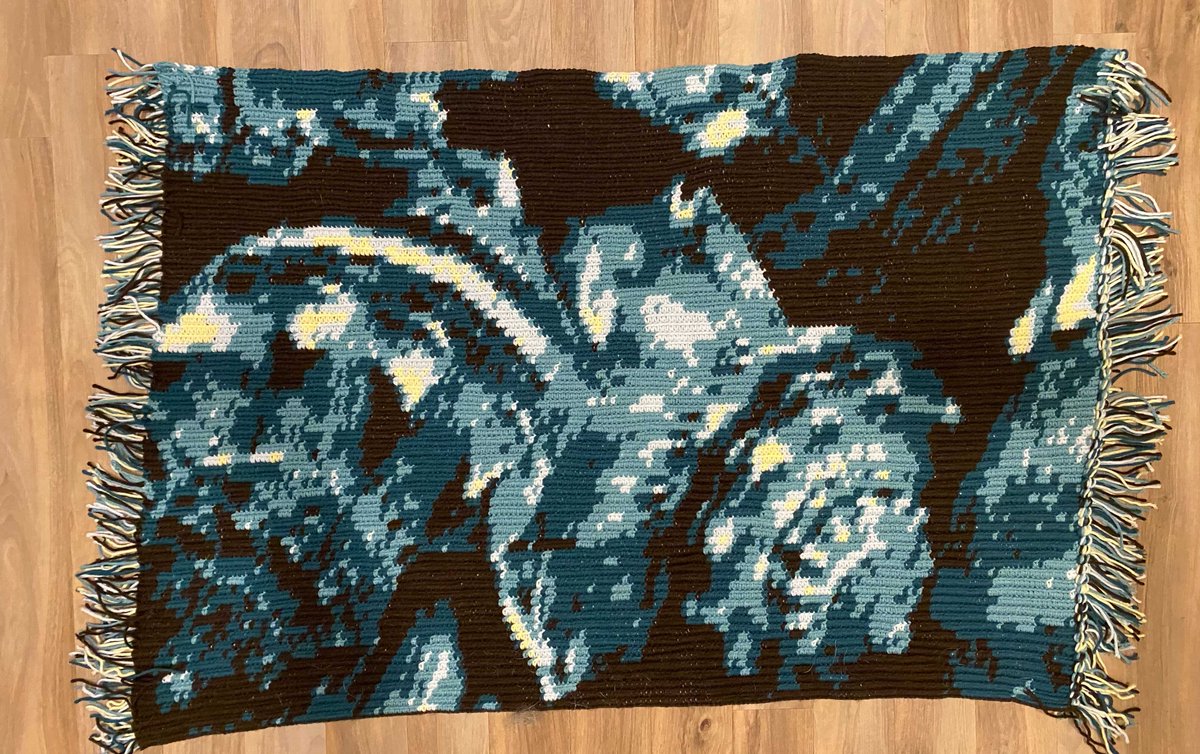 Day 6, Row 70 is done! #ashme5280 #graphgan #handmadeisbestmade