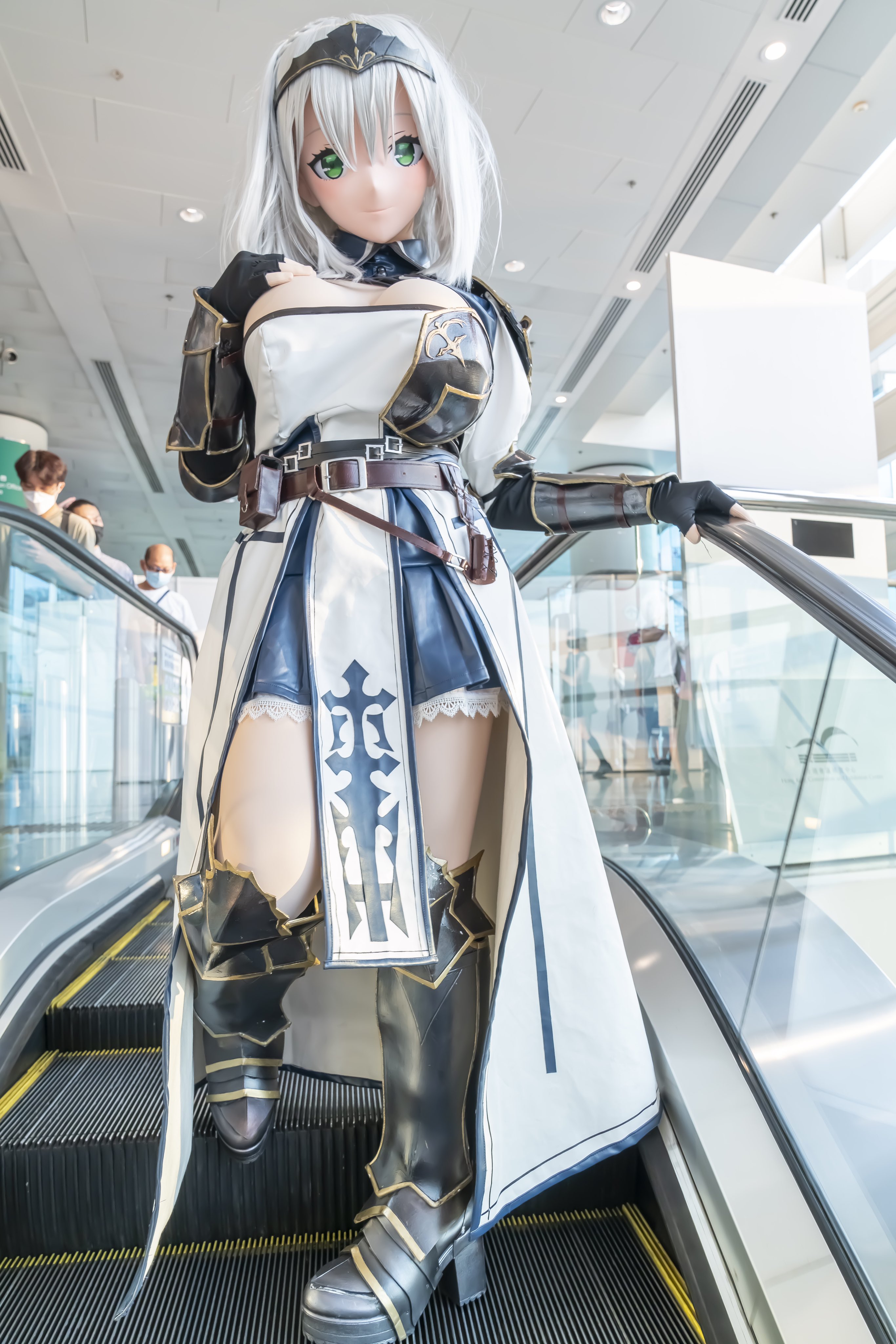 ★即納 全頭マスク NO.602 コスプレ 着ぐるみ kigurumi 二次元 Amazon.co.jp: Full Head Lockable Kigurumi Doll Maskロック可能樹脂