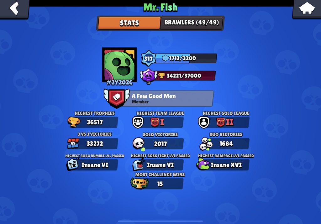 .<a href="/MrFishBS/">Mr. Fish</a> was professional brawl stars player at 2019
He was playing for <a href="/BSWorldCupNL/">BSWorldCupNL</a> 
His competitive teams were=>@TeamQLASH(W <a href="/ich_bs/">Ich BS</a>&amp; <a href="/QLASH_MennyO/">MennyO</a>)&amp;Uol(W <a href="/Trav_Talks/">TravTalks</a>&amp; @SWISSER14)&amp;AAFTW&amp; @FAFTW_bs(W D2&amp; @Javiinavarro_BS &amp; @AlbertCG15)
He got #1 in PP
GL for him👍🏻
11/30