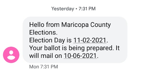 marktucker's tweet image. If you live in Maricopa county, you can get text alerts to know when your ballot is sent and when it is received.
Register NOW and make sure you get informed and VOTE in EVERY ELECTION.
If you are unhappy with what your state legislators voted for, vote them out.
#AZVote #AZLeg