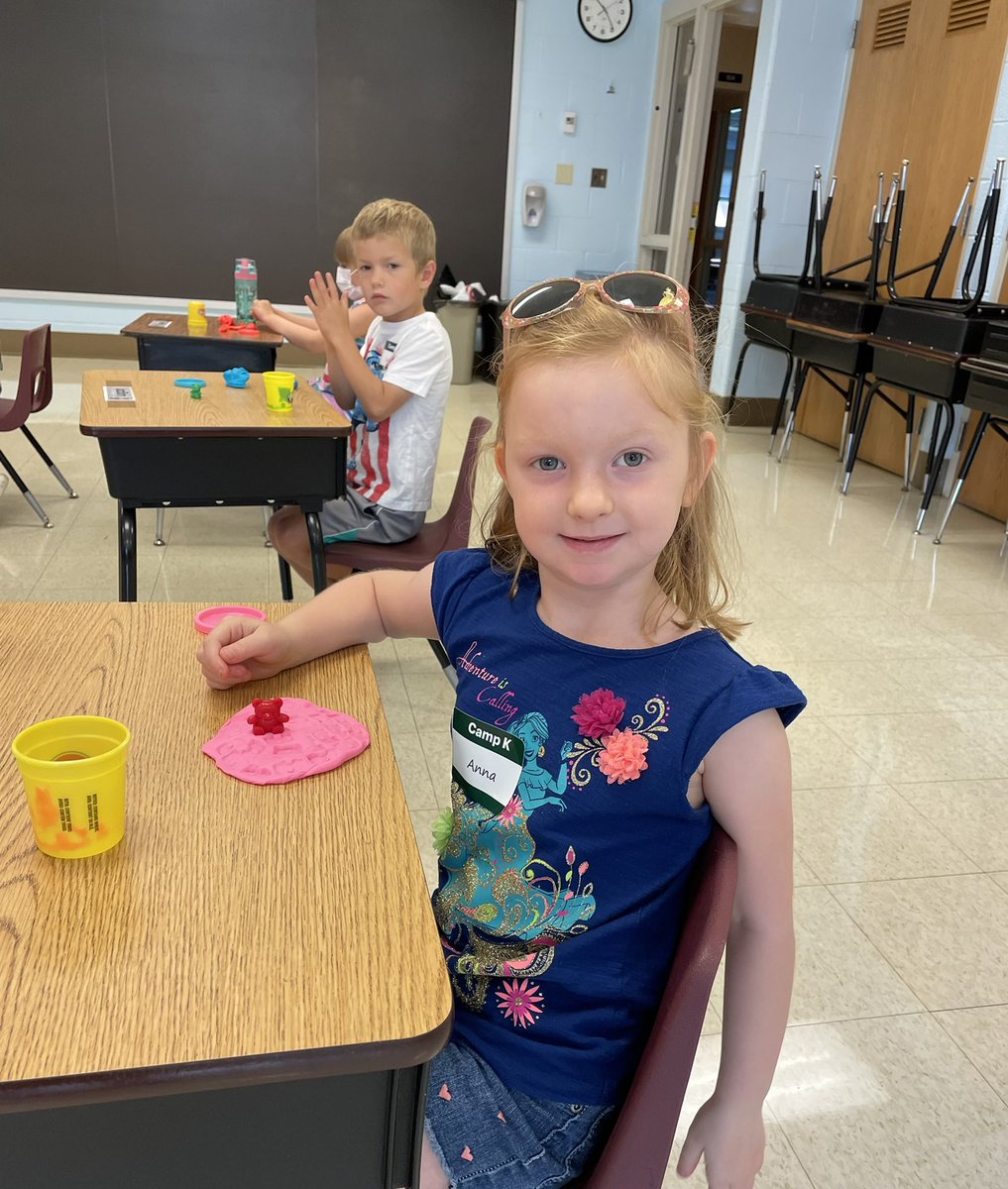 Camp K is off to the best start! We went on a bear hunt and made caves for our bears! 🐻☺️