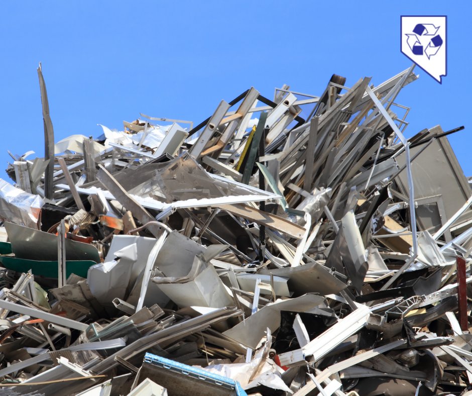 RecyclingNevada's tweet image. This scrap metal mountain will all be #RECYCLED ♻🤗

💻Visit our website for more information.
nevadarecycling.com 

#recycling101 #recycleforthefuture #nevadacares #nevadamoment #recycle #scrapmetal