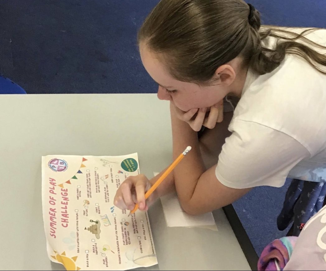 sleepyhollowgp's tweet photo. We are getting our #summerofplay challenges from @playboard_ ticked off ✅ #bestoffun #summercamp2021 https://t.co/qZkNCNNjnY