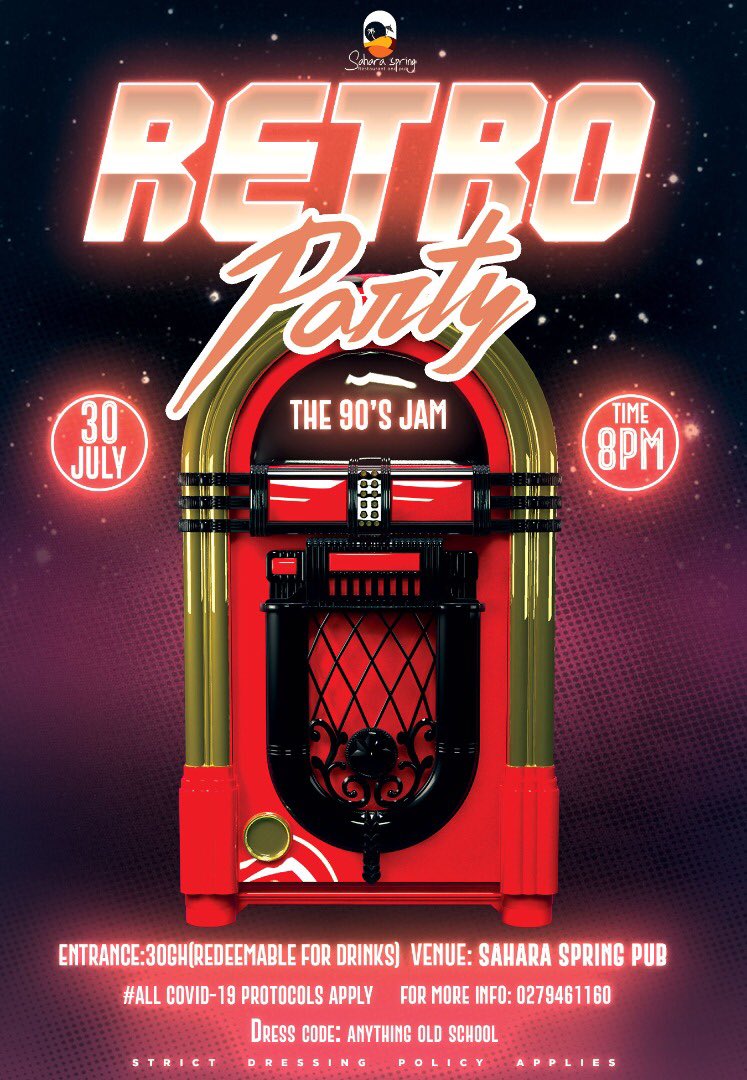 spring_sahara's tweet photo. It’s finally here 🔥🔥🔥lets take it back to the 90s this Friday .. just get your old school outside and let’s parrrtyy https://t.co/PBYuaOhKk1