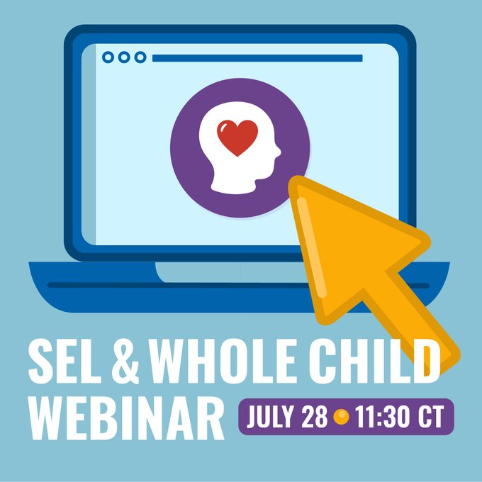 There's still time to sign up for our webinar tomorrow (7/28) @ 11:30 CT! You'll be able to learn about #WholeChild and #SEL programming with the CATCH team! We’ll also cover the use of #ESSER funds to support your efforts. Register here: attendee.gotowebinar.com/register/89480…