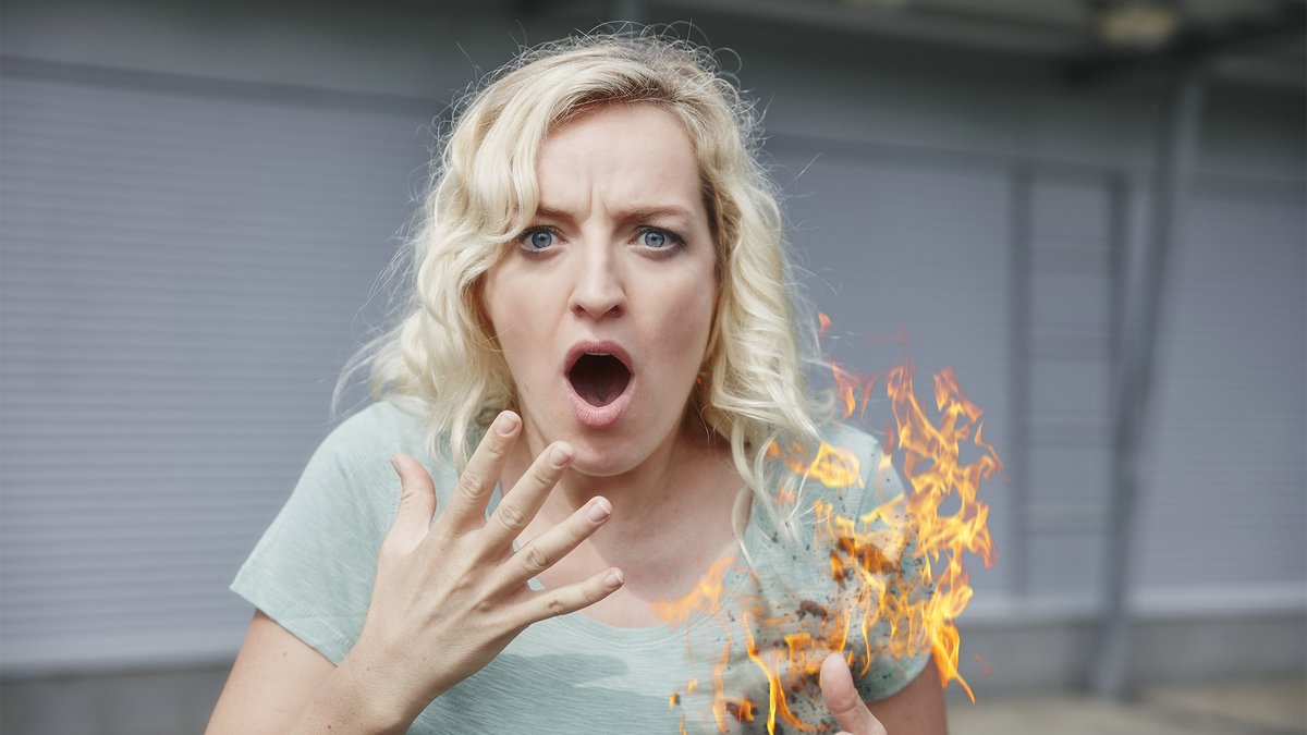TheOnion's tweet photo. ‘Well, Why Did I Get Vaccinated Then?’ Screams Burning Woman After Realizing She Can Still Catch Fire https://t.co/n42Li6PzzC https://t.co/owKZwKsUfM