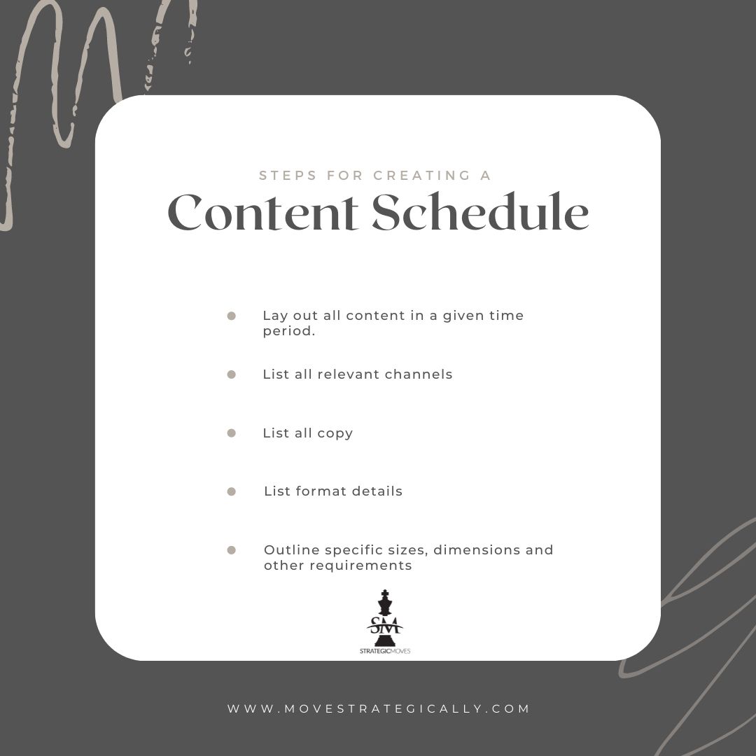 Strategicmoves3's tweet photo. Content schedule is a comprehensive list of all formats used in your content strategy and the timings for delivery. It will help you to ensure that your creative assets are developed on time and to the required specifications.
.
#contentmarketing #content #marketing https://t.co/smQDvIiqzj