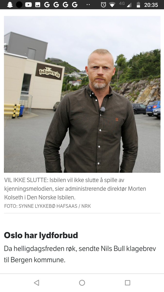 Blir bare enda bitrere når man finner ut hvem som står bak terrorlyden fra Isbilen.