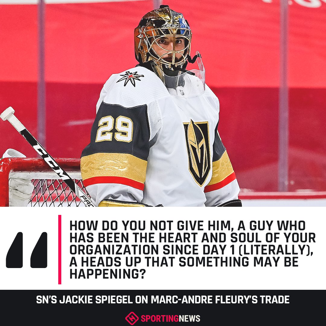 Now It Appears the Inevitable Awaits Marc-Andre Fleury