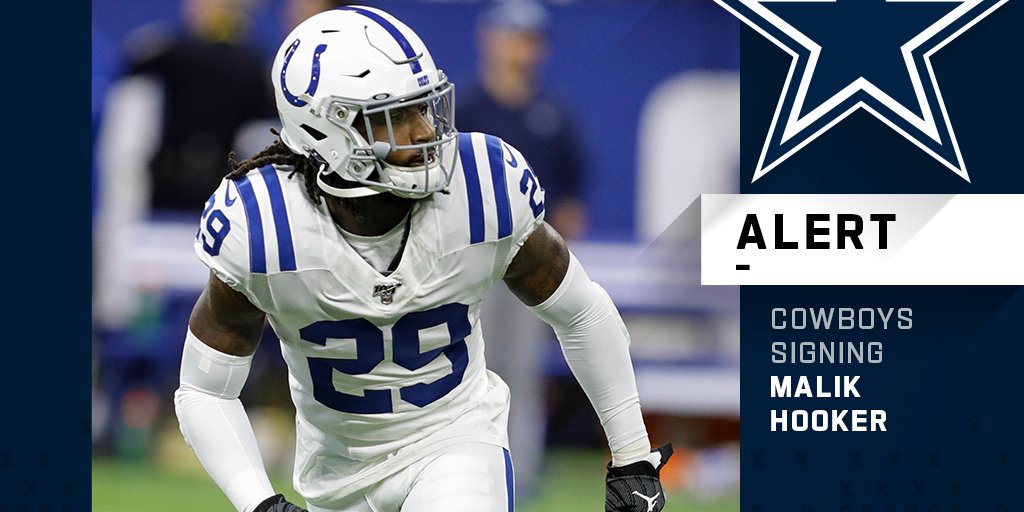 Cowboys sign safety Malik Hooker.
