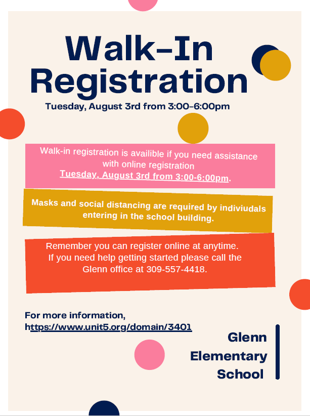 Remember to register your students ONLINE today!