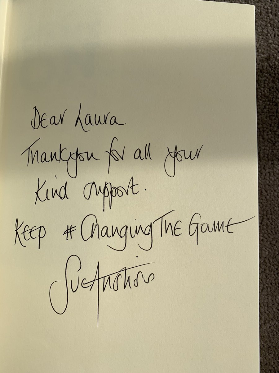 It’s here, it’s here! Thank you @sueanstiss I was lucky enough to get a pre-read of Game On but looking forward to a second visit! #changingthegame. Congrats 🎉