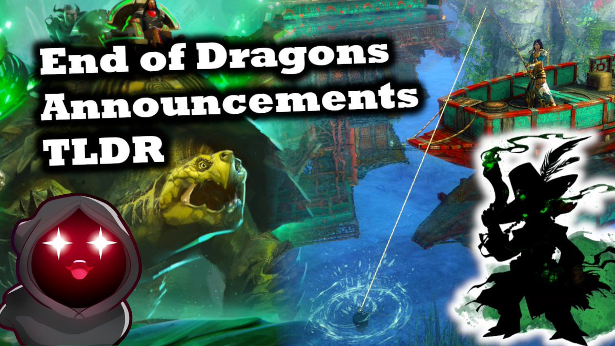 Primordialmuk's tweet photo. End of Dragons Announcements TLDR! Hours of announcements compacted for your pleasure.
-Fishing
-New Mounts 
-New Elite specs 
-NECRO WITH A GUN?!
-Preorders
-&amp; MORE!

https://t.co/e1xHYDq9BJ

#Guildwars2 #GW2EOD #GW2 https://t.co/cU117fKtwj