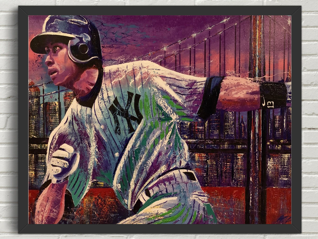 Happy Birthday Alex Rodriguez! 
\"Arod\" by William Lopa 