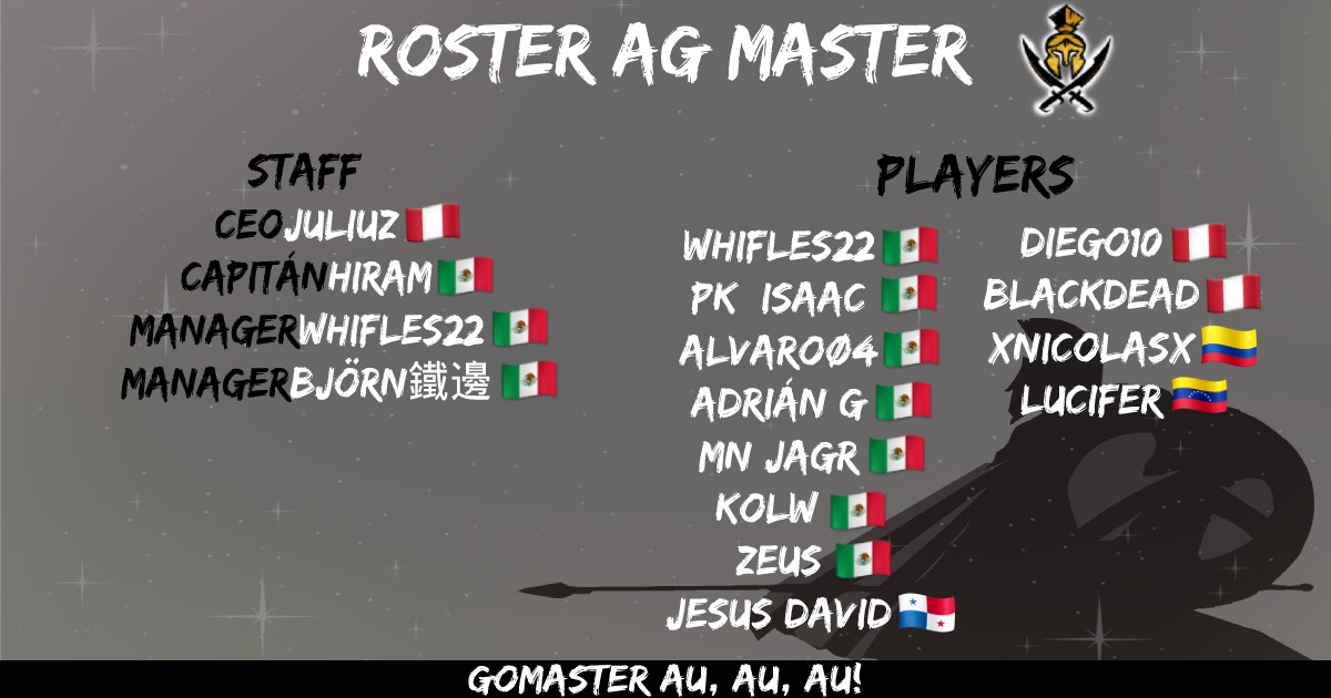 AG MASTER CR tweet media