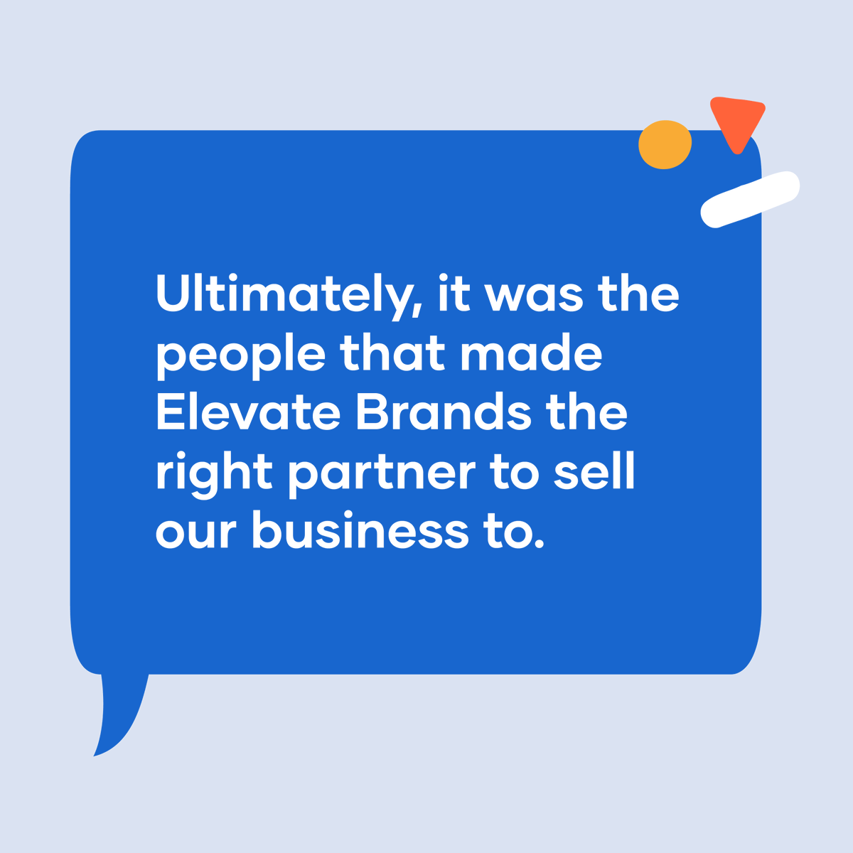 meetelevate's tweet photo. If you're looking to sell, we're happy to chat. #ElevateYourExit https://t.co/GIbP072LhB