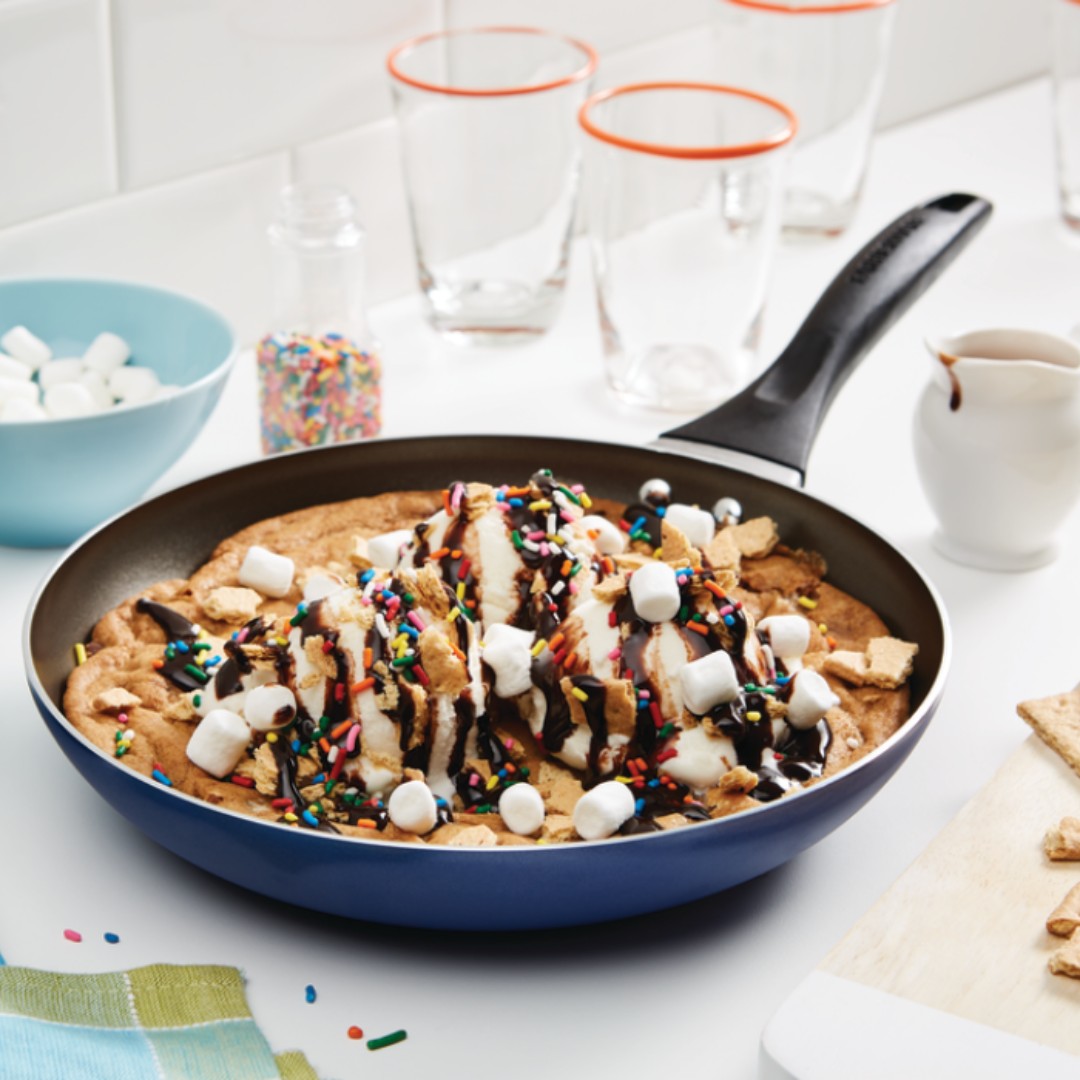 Look no further for the perfect family-style dessert for a warm summer night.

S'mores Skillet Cookie: bit.ly/3dSsubP
