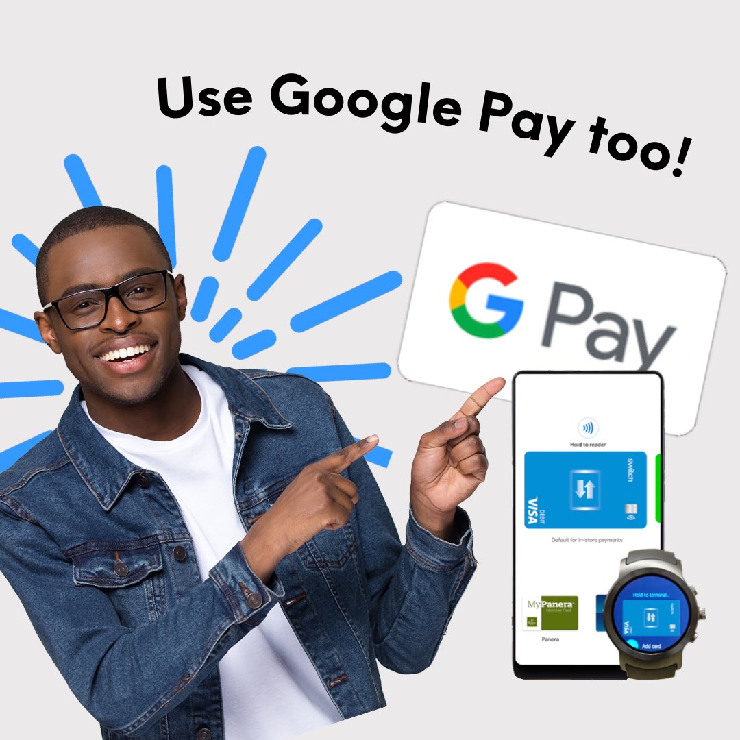 switch_rewards's tweet photo. For Android users, the best way to use SWITCH Visa Debit Card is with Google Pay - with privacy and security built into every payment, using Google Pay is safer than swiping your card or paying with cash. #switch #switchcard #digitalrewardsintodollars #crypto #cryptocurrency https://t.co/o2jHBEmeCm