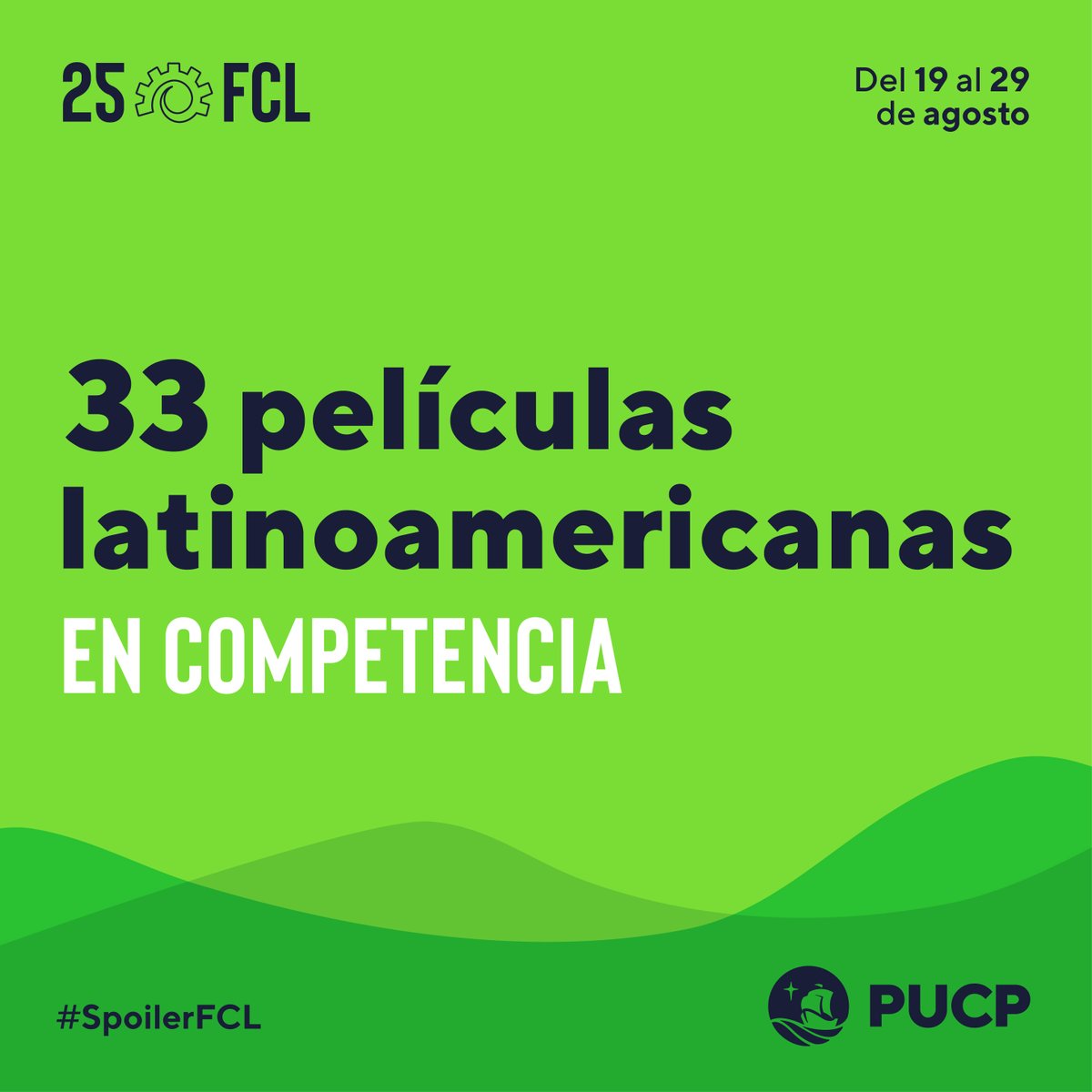 [#SpoilerFCL 🚨]
🎥 9 largometrajes peruanos competirán con 24 películas latinoamericanas.
¡Recuerda que el "Premio del Público" dependerá de tu voto!

#25FCL
#25AñosDeCineLatino