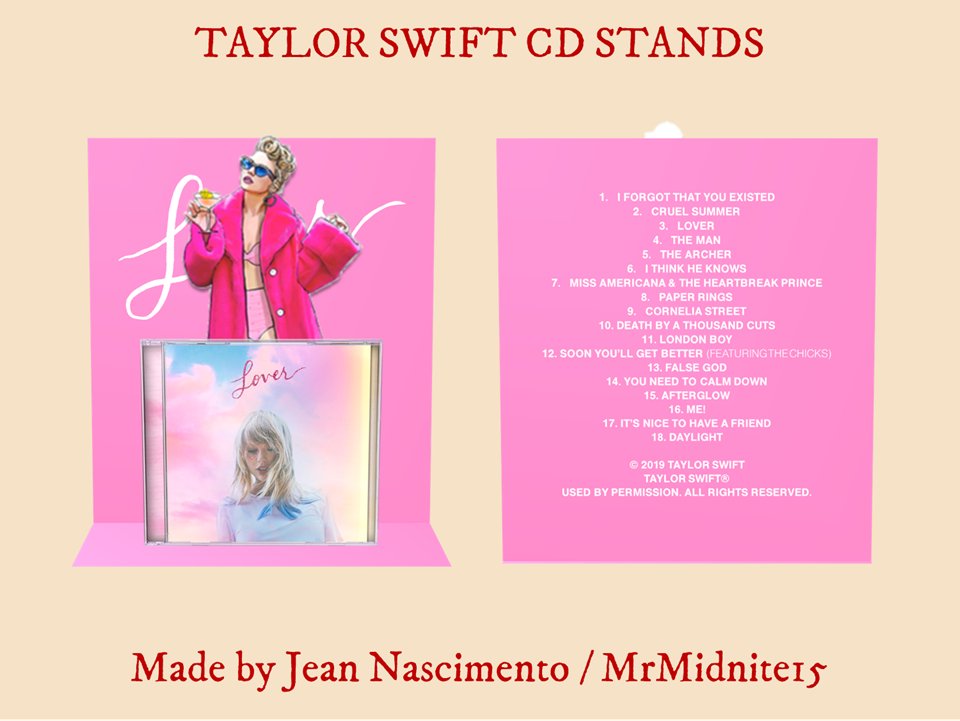 mrmidnite15's tweet photo. In case anyone got curious, this is how the other stands would look like from the back! (Red TV is not official bc the tracklist isn't out yet) #MerchSwiftiesVersion https://t.co/k3YKXb4HuJ