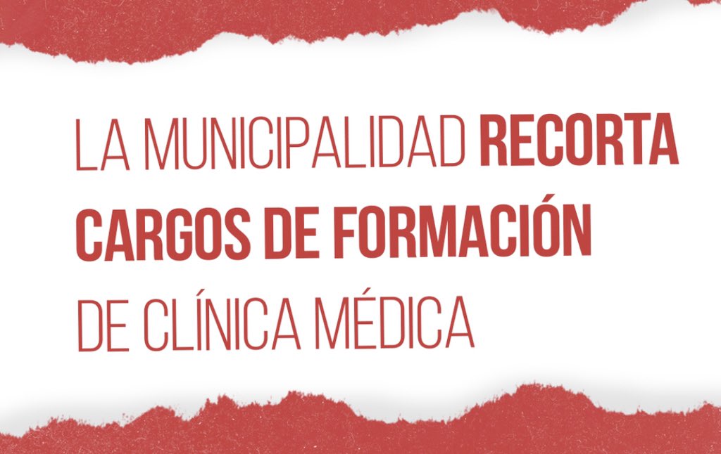 MerLocret's tweet photo. Después de 19 meses de pandemia, la Municipalidad de Rosario @munirosario @saludrosario les agradece a sus profesionales de esta forma: SACANDO CARGOS DE MÉDICOS EN FORMACIÓN https://t.co/0xHnGSU3b7