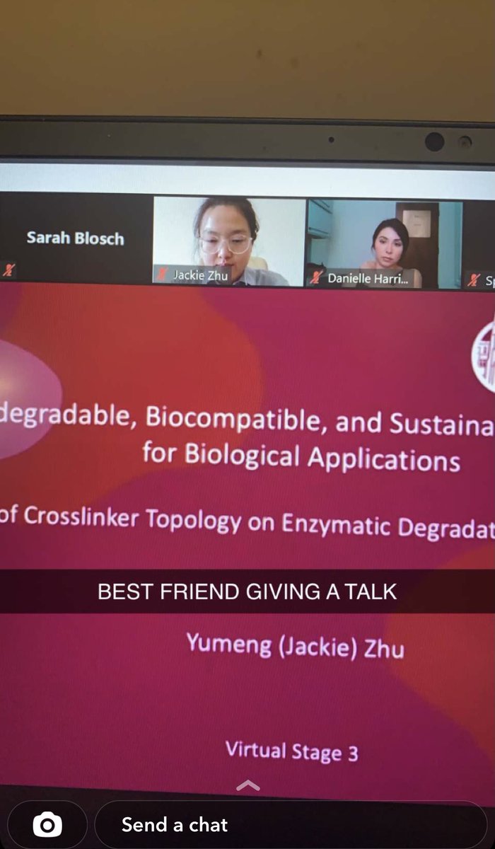 jackieyz23's tweet image. First talk at #ngrpc2021 done! ✅ First GatherTown Social done! ✅🥳
Got my @ngrpc2021 yum yum banquet today!🍱🍪🤤Great talks and great people! Can’t wait for the trivia night tomorrow!🤸🏻‍♀️👩🏻‍🔬
What an amazing week!! Thank you NGRPC committee!!#polymer #virginiatech #ACS #Chemistry