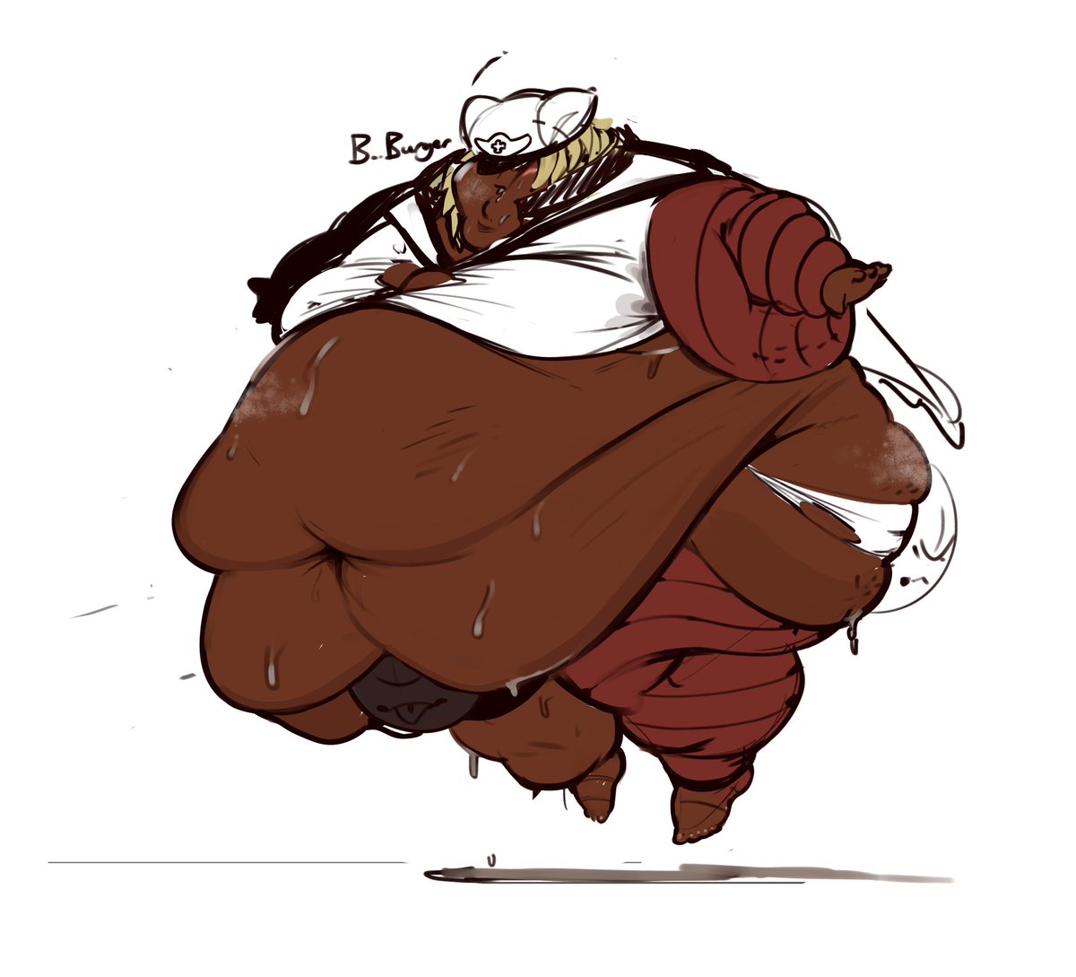 Bao_Bununy's tweet photo. Gonna be super busy for the next wee while. So here you can have the mega chonk Ramlethal rough I found on my hard drive. https://t.co/fzUL5HY4te