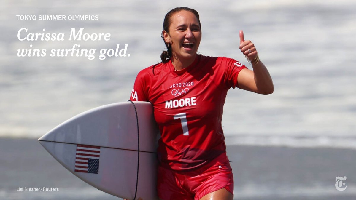 Carissa Moore, the four-time world champion born and ...