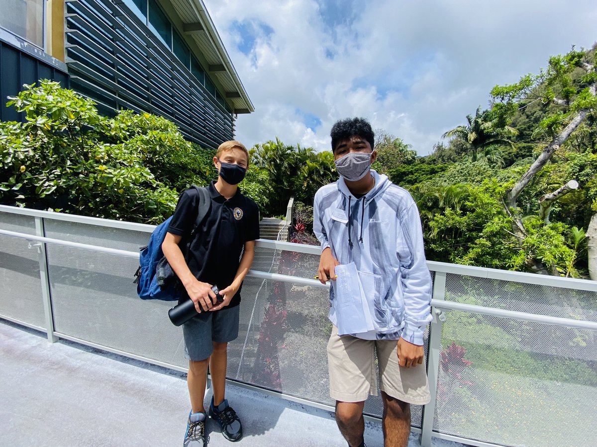 We are welcoming our new students this week!  Our incoming high school students were paired with a student ambassador to get a personal tour of campus today.  We want to send a warm welcome to all of our new families from Jr. Kindergarten through High School!