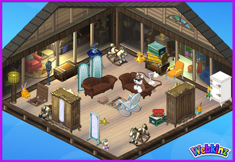 Ganz eStore on Twitter "webkinz Attic Wallpaper, Attic Flooring Buy