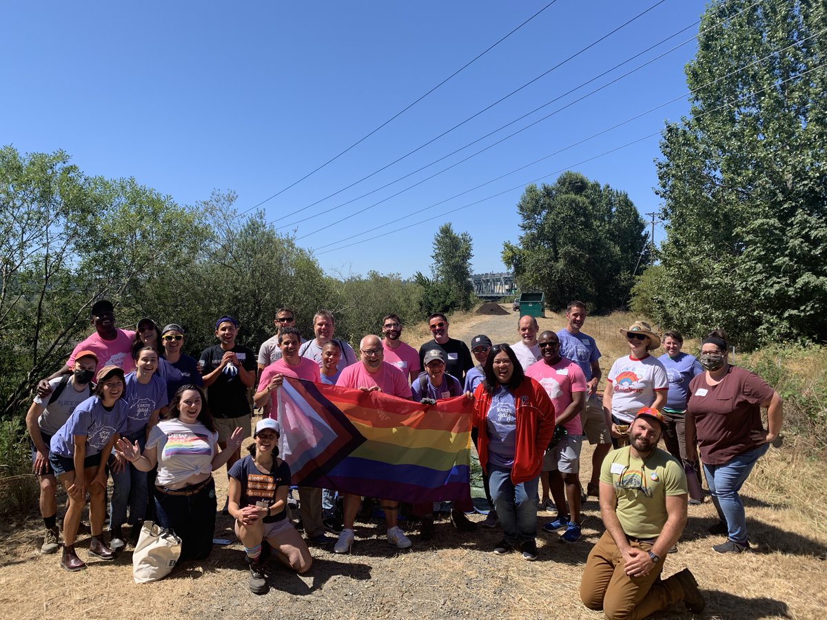 PortofTacoma's tweet photo. This year’s service project at the Gog Le Hi Te Wetlands helped restore a vital habitat for birds, salmon, and other wildlife in the Puyallup River and Commencement Bay.
We’re looking forward to hosting this event again next year! #Pride #Tacoma #port253 https://t.co/Y6tti5crQ7