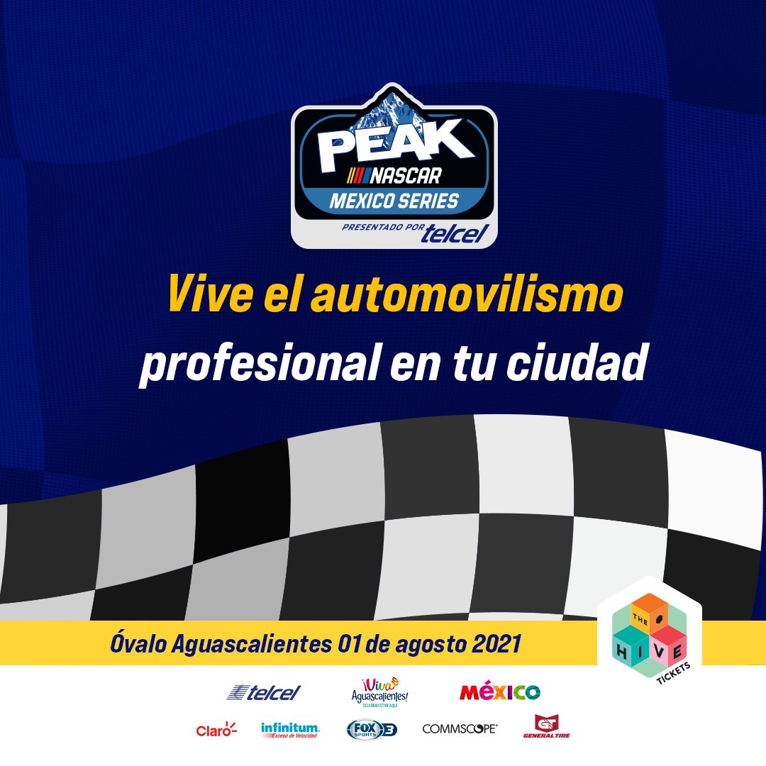 TheHiveTickets's tweet photo. ¡Prepárate #Aguascalientes! regresa #NASCARPEAK y lo hace con pilotos dispuestos a ganar y dar el mejor espectáculo en el gran @OvaloAGSmx, no te lo pierdas este 1 de agosto y compra tus boletos en:https://t.co/4i1aEHvY5t
  
@NASCARPEAKMX

#NASCAR #racing #carreras #autos https://t.co/kP3xCRK6rw