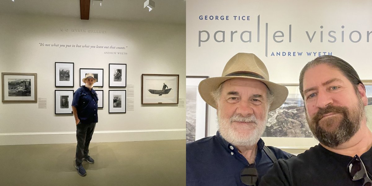 jpcaponigro's tweet photo. Talking pictures with Arthur Meyerson at the Farnsworth Art Museum's very thoughtful exhibit Parallel Visions Andrew Wyeth and George Tice.
https://t.co/DRPoTSqUHF
#art #exhibit #talkingwithfriends https://t.co/7c39gRWCpE
