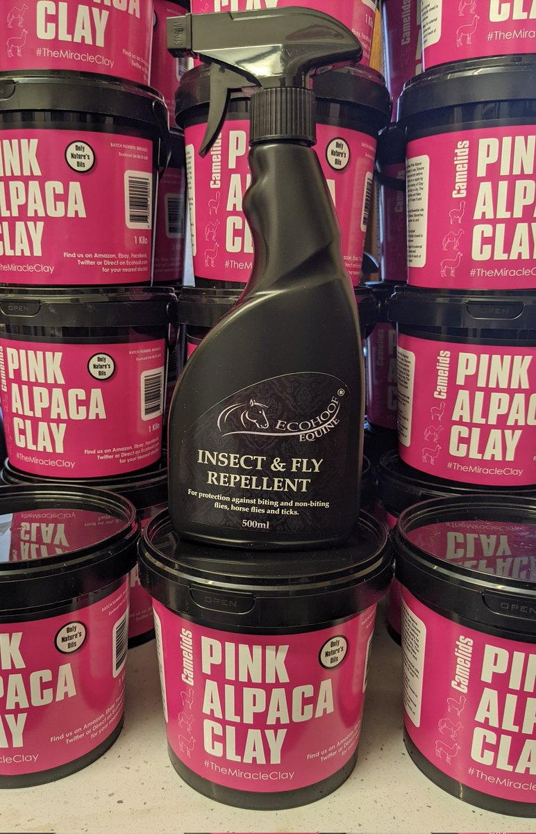 Ecohoof's tweet photo. Back by popular demand!
Free bottle of our Insect and Fly Repellent
with every tub of
Pink Alpaca Clay from our website https://t.co/dXfBKmhnQh
#TheMiracleClay #TheOneThatWorks https://t.co/DoYdnr7CQq