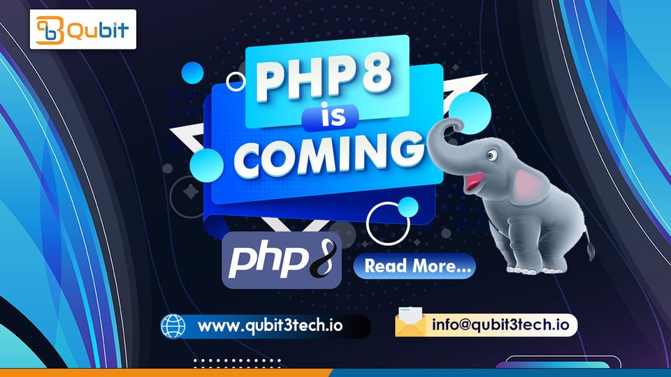 Qubit3T's tweet photo. PHP8 is on its way!
PHP has been and continues to be one of the best things in web development. The announcement of the release of PHP 8 sent shivers down the spines of all technophiles. Unlike PHP 7, it has many features and has undergone numerous changes. https://t.co/9WIFbSiduc
