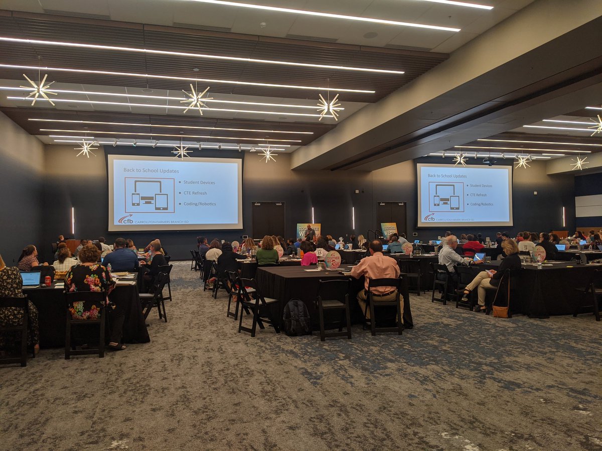 CFBDLS's tweet photo. Excited to share news from the tech department at the admin academy this afternoon! #cfbdigitallearning #cfbisd https://t.co/DGGkbQs1aX