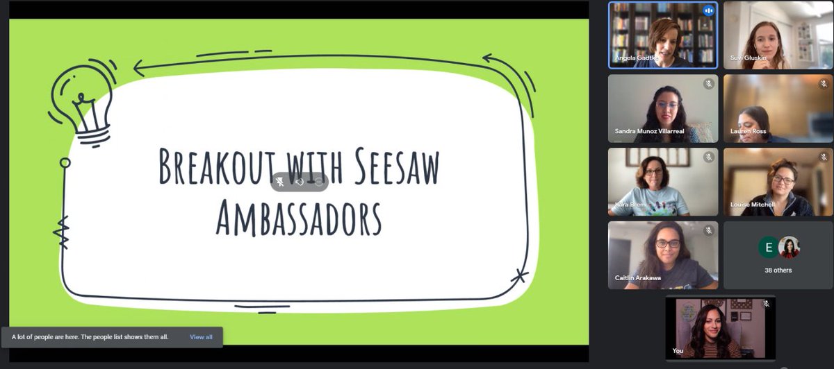 @Seesaw is committed to placing educators front and center in their creative process! What a wonderful way to promote inclusivity and open pathways for communication! ¡Gracias!🥰#SeesawConnect #SeesawAmbassador #SeesawChat #PISDProud