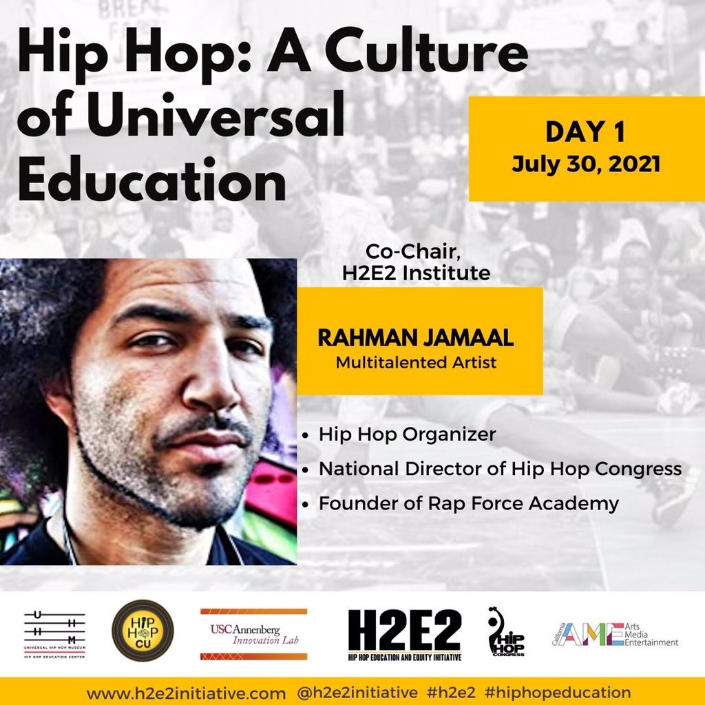 HipHopCongress's tweet photo. Announcing the first statewide Hip Hop Education &amp; Equity Initiative in the country! https://t.co/3uWPpTfAhr https://t.co/eX85AkwuAB