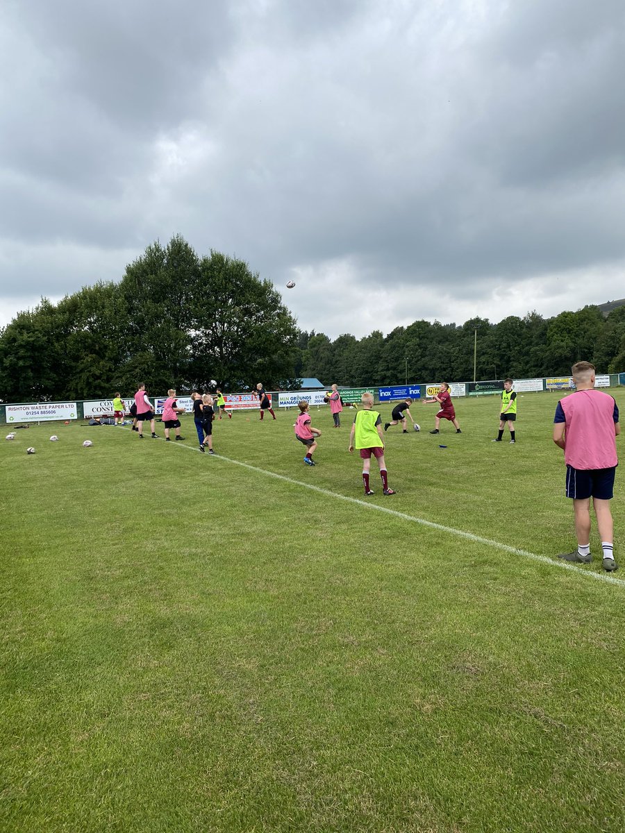 RRUFCCC's tweet photo. First day of summer camp done 🦌🏉 @RossendaleRugby https://t.co/yLEjvJzSfo