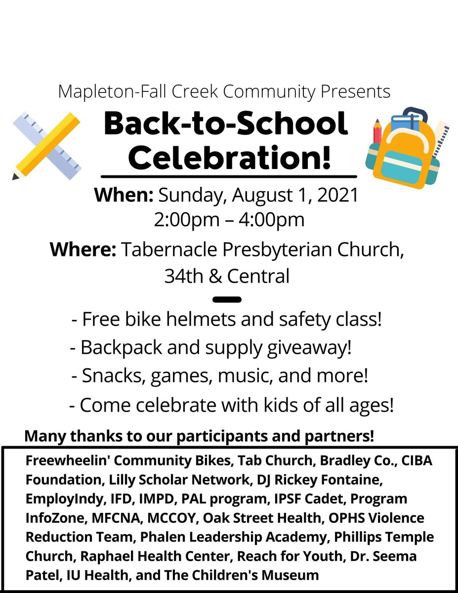 Mapleton Fall Creek Development Corporation Be Selfless Indy