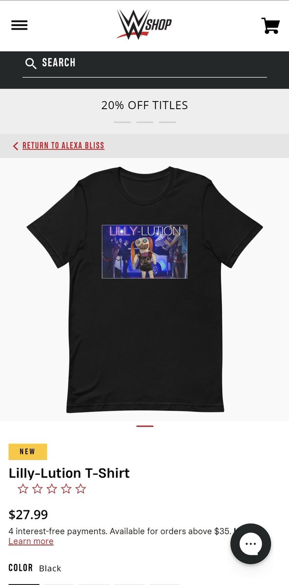 FireflyAlexa's tweet photo. Lilly-Lution merch out now!
#WWE #WWEIsBack #WWERaw #MondayNightRAW #MustBeMonday #AlexaBliss #AlexasPlayground #TheEvilIsMine #WWESmackdown #SmackDown #SummerSlam #LillyLution https://t.co/0T8saZpvEf