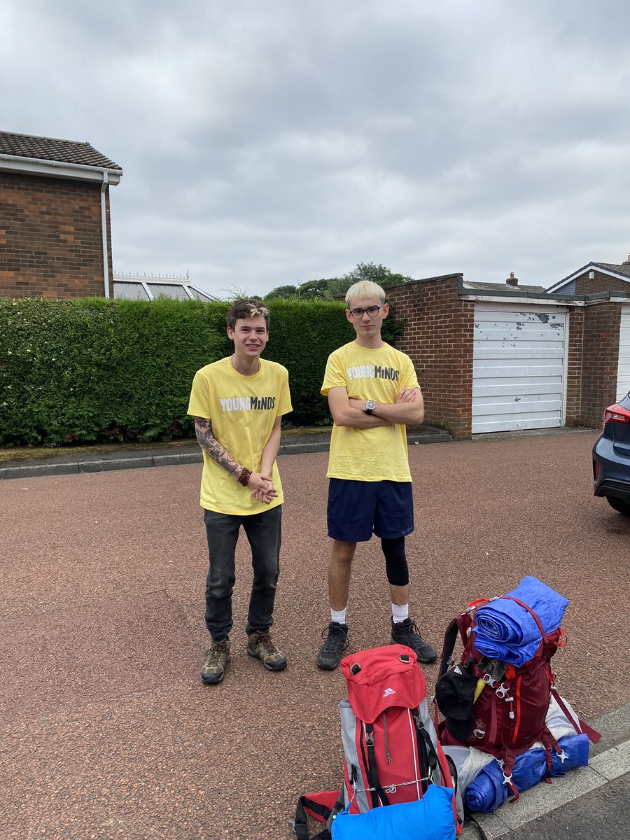 LukeKeers's tweet photo. Me and @owensaunders98 have raised over £1000 so far for 
@YoungMindsUK on our walk across England! Day 2 is complete and 62 more miles to go!! Link is in my bio if you’d like to donate x https://t.co/8susP35TRx