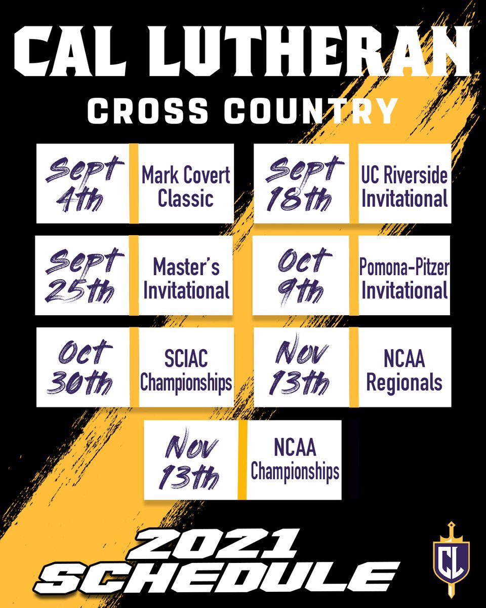 CLUSports's tweet photo. Ready to hit the course!

@CLUCrossCountry schedule is here!

#GoKingsmen | #GoRegals | #OwnTheThrone https://t.co/VVOdpVltgl
