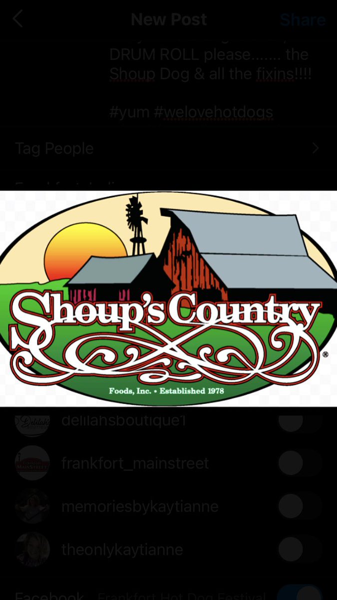 FrankfortMainSt's tweet photo. The OFFICIAL HOT DOG  for the event will be by the amazing Shoups Country Foods!! 
🌭🌭🌭🌭🌭🌭🌭🌭🌭
They have brought back, DRUM ROLL please....... the Shoup Dog &amp; all the fixins!!!! 

#yum #welovehotdogs #frankfortindiana #local #shoupdogs #hotdogfestival https://t.co/cCP8yeHTEx