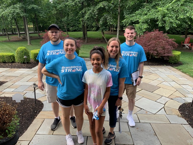 What a welcome! The principal and staff from Brambleton Middle School (<a href="/BAM_MS_Official/">Brambleton Middle</a>) visited more than 600 homes last week, handing out t-shirts to incoming sixth graders.