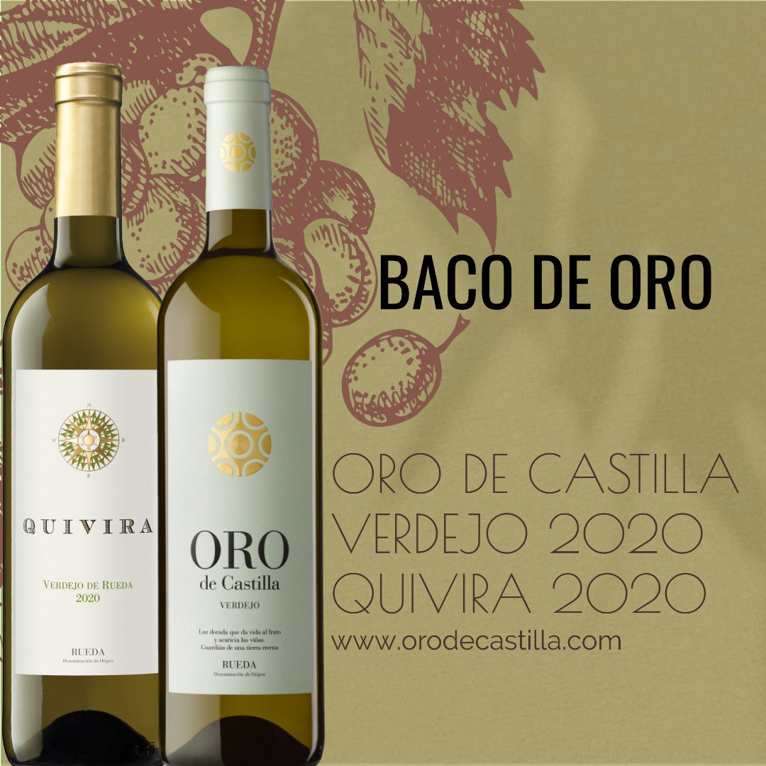 Orodecastilla's tweet photo. Baco de Oro de Castilla Verdejo 2020, buque insignia de nuestra bodega desde hace décadas, y Quivira 2020, un vino de parcela elaborado con uva procedente exclusivamente de nuestra finca Carrosantamaría.

MÁS INFORMACIÓN https://t.co/4bYaPXac6y

#premiosbaco #bacodeoro https://t.co/Awb7gkVRVU