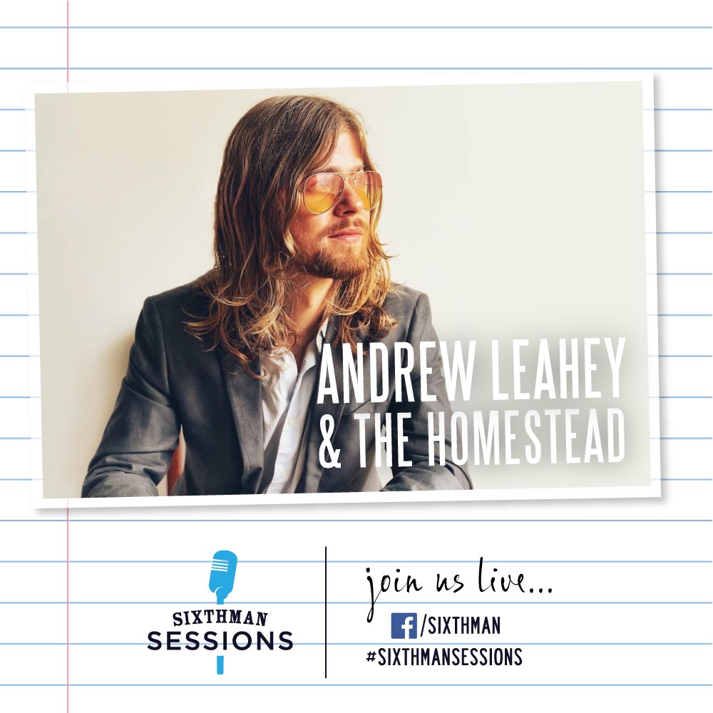 Our 100-ish days away from #TheRockBoat celebrations continue on #SixthmanSessions today at 6PM ET with Andrew Leahey & the Homestead ❤🎶 TheRockBoat.com 

Tune In: facebook.com/sixthman/live
RSVP: sixthmansessions.com/calendar
Catch Up: sixthmansessions.com/micasasucasa